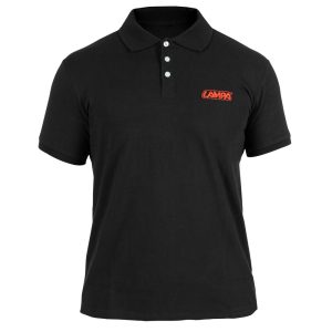 ΜΠΛΟΥΖΑΚΙ POLO ΣΕ ΜΑΥΡΟ ΧΡΩΜΑ LAMPA (XL) 100% ΒΑΜΒΑΚΕΡΟ 1ΤΕΜ.