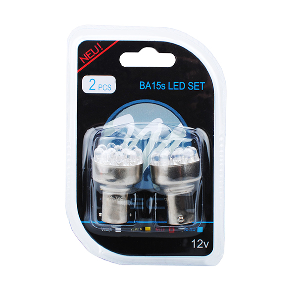 Εικόνα 1 από 1 — P21W 12V BA15s LED 12xFlux 5mm ΚΟΚΚΙΝΟ (ΜΟΝΟΠΟΛΙΚΟ) BLISTER 2ΤΕΜ. M-TECH