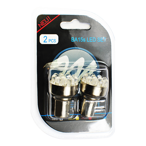 Εικόνα 1 από 1 — P21W 12V BA15s LED 12xFlux 5mm ΛΕΥΚΟ (ΜΟΝΟΠΟΛΙΚΟ) BLISTER 2ΤΕΜ. M-TECH