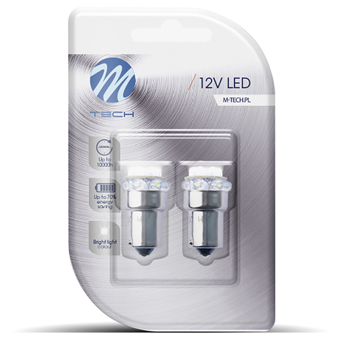 Εικόνα 1 από 1 — R10W 12V BA15s LED 12xFlux 5mm ΚΙΤΡΙΝΑ (ΜΟΝΟΠΟΛΙΚΟ) BLISTER 2ΤΕΜ. M-TECH