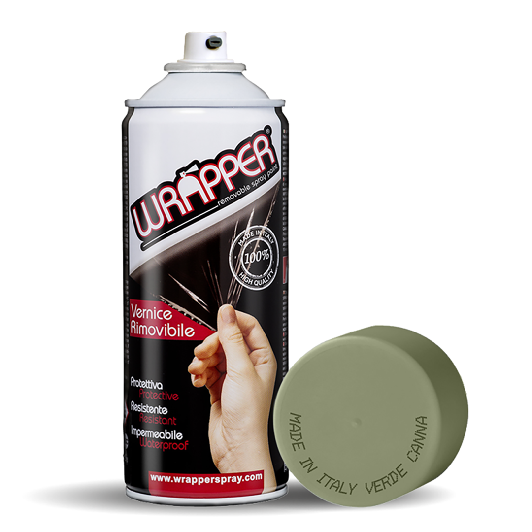 Εικόνα 1 από 2 — ΦΙΛΜ ΣΕ ΣΠΡΕΥ WRAPPER CAMOUFLAGE COLOURS ΠΡΑΣΙΝΟ ΜΠΑΜΠΟΥ 400ml – 1 ΤΕΜ.