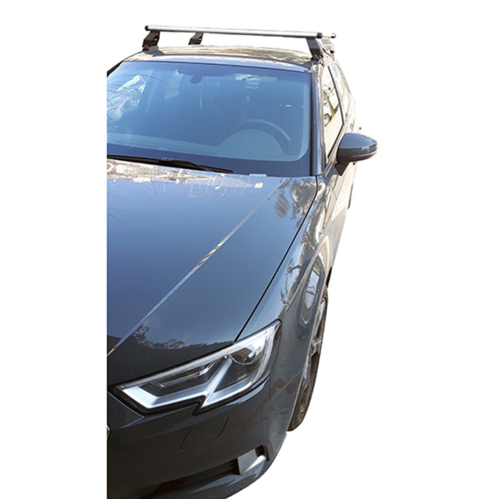 Εικόνα 1 από 4 — KIT ΜΕ ΜΠΑΡΕΣ ΟΡΟΦΗΣ ΓΙΑ AUDI A3 8VA SPORTBACK 5D 2013+ ΑΛΟΥΜΙΝΙΟΥ TEMA MENABO (AL1-3360-FIX016G)-2 ΤΕΜ.