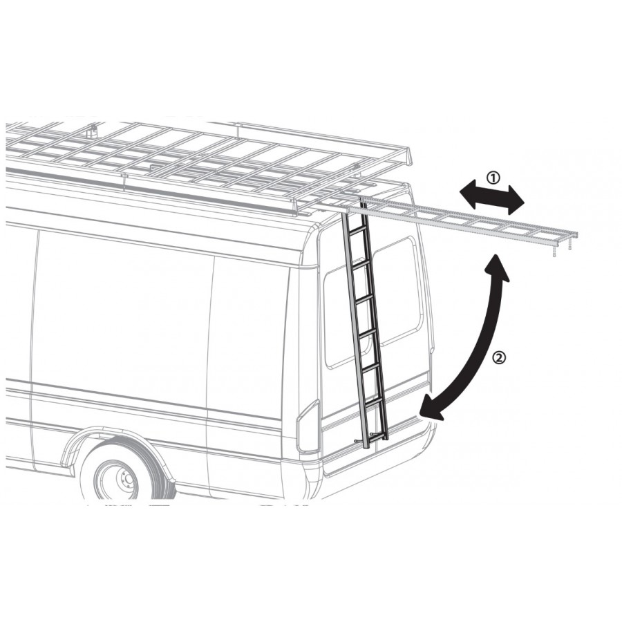 Εικόνα 2 από 2 — ΣΚΑΛΑ ΑΛΟΥΜΙΝΙΟΥ KARGO STEEL LADDER C-1 210cm