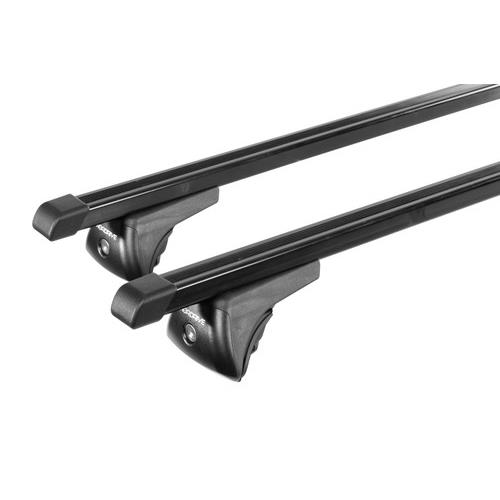 Εικόνα 2 από 7 — Μπάρες Οροφής  (L) 127cm IN RAIL STEEL Σιδερένιες 2τεμ. με κλειδαριές για οχήματα με FLUSH RAILING