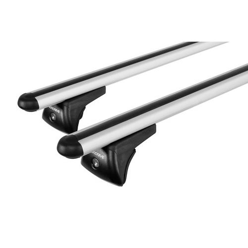 Εικόνα 8 από 9 — ΜΠΑΡΕΣ ΟΡΟΦΗΣ (L) 127cm IN RAIL STEEL ΑΛΟΥΜΙΝΙΟΥ 2ΤΕΜ. ΜΕ ΚΛΕΙΔΑΡΙΕΣ ΓΙΑ ΟΧΗΜΑΤΑ ΜΕ FLUSH RAILIN