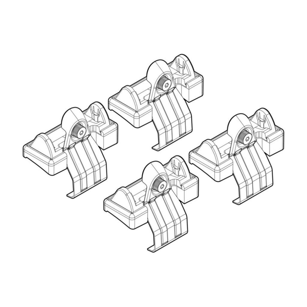 Εικόνα 1 από 1 — ΑΚΡΑ ΓΙΑ ΜΠΑΡΕΣ NORDRIVE ΓΙΑ FORD FUSION 10/02-11/12 KIT