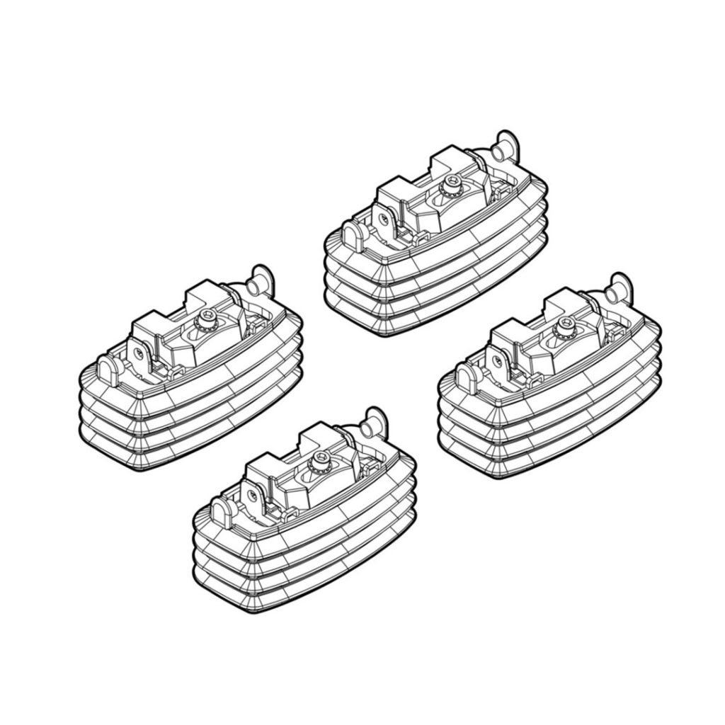 Εικόνα 1 από 1 — ΑΚΡΑ ΓΙΑ ΜΠΑΡΕΣ NORDRIVE ΓΙΑ FIAT MULTIPLA 11/98-12/10 KIT