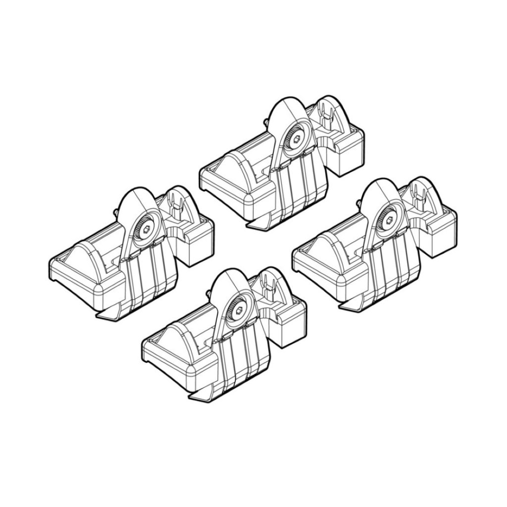 Εικόνα 1 από 1 — ΑΚΡΑ ΓΙΑ ΜΠΑΡΕΣ NORDRIVE ΓΙΑ VW GOLF 5 3D/5D-GOLF 6 3D/5D KIT