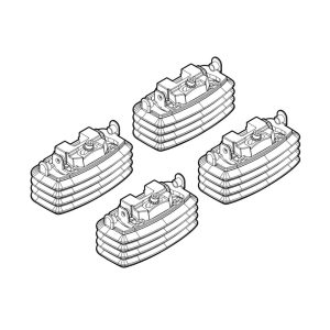 ΑΚΡΑ ΓΙΑ ΜΠΑΡΕΣ NORDRIVE ΓΙΑ MERCEDES A-CLASS W169 3D/5D 9/04-4/10 KIT