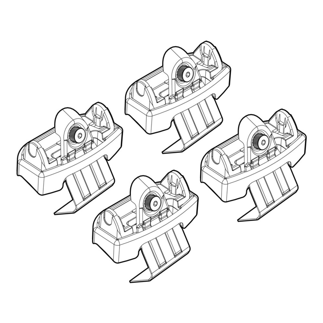Εικόνα 1 από 1 — ΑΚΡΑ ΓΙΑ ΜΠΑΡΕΣ NORDRIVE ΓΙΑ RENAULT CLIO 5D 11/12+ KIT