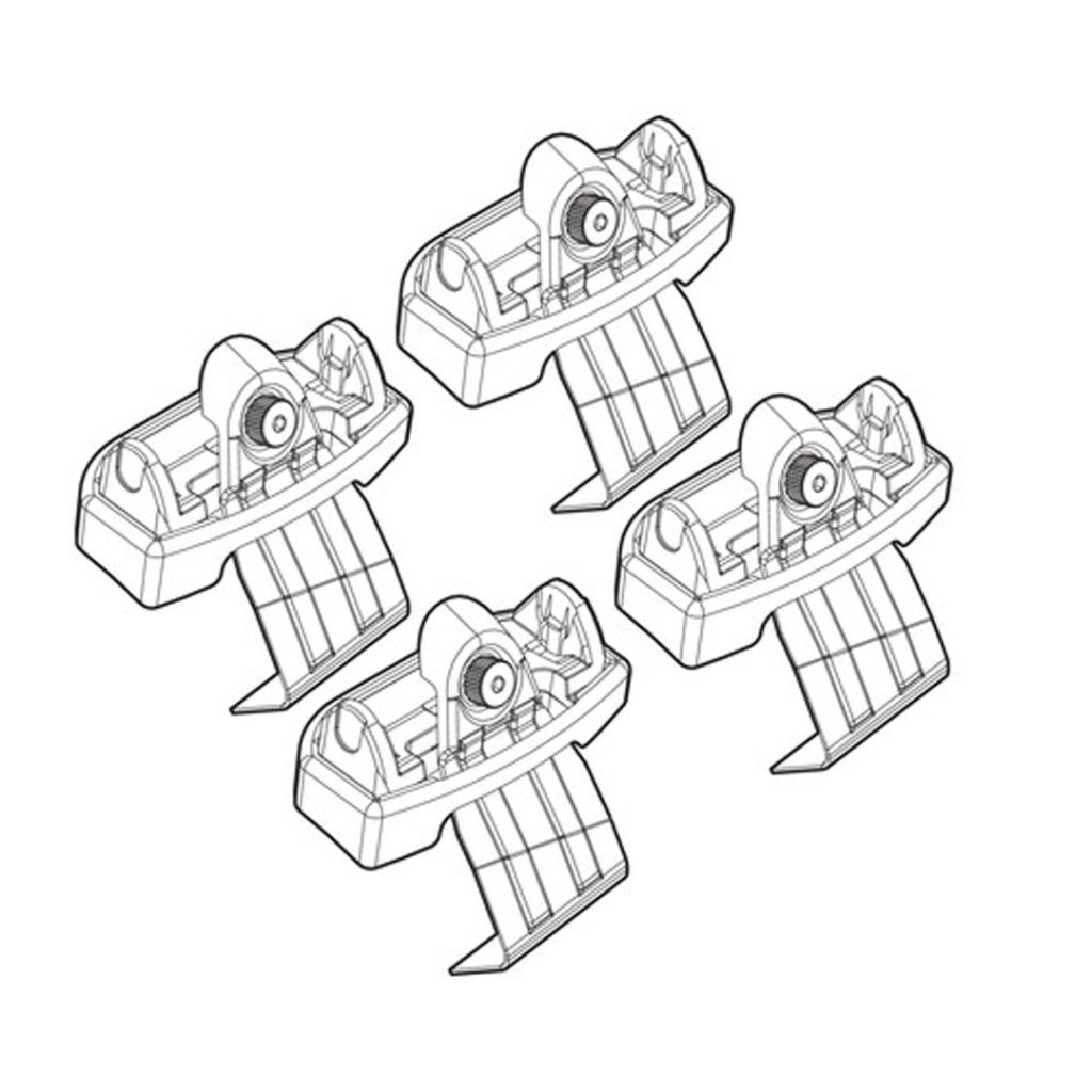 Εικόνα 1 από 1 — ΑΚΡΑ ΓΙΑ ΜΠΑΡΕΣ NORDRIVE ΓΙΑ AUDI A1 3D/5D SPORTBACK 02/12+ KIT