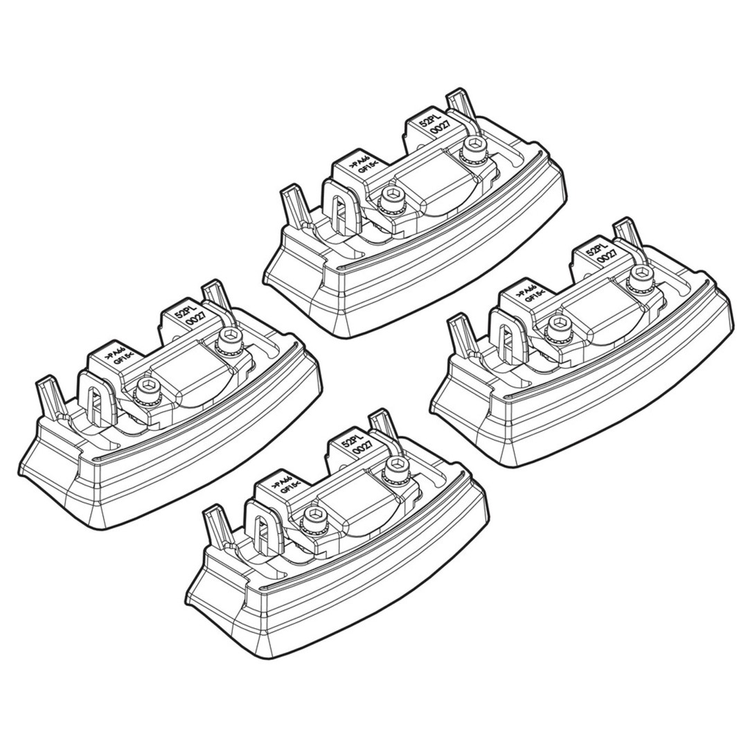 Εικόνα 1 από 1 — ΑΚΡΑ ΓΙΑ ΜΠΑΡΕΣ NORDRIVE ΓΙΑ RENAULT KOLEOS 06/08+ KIT