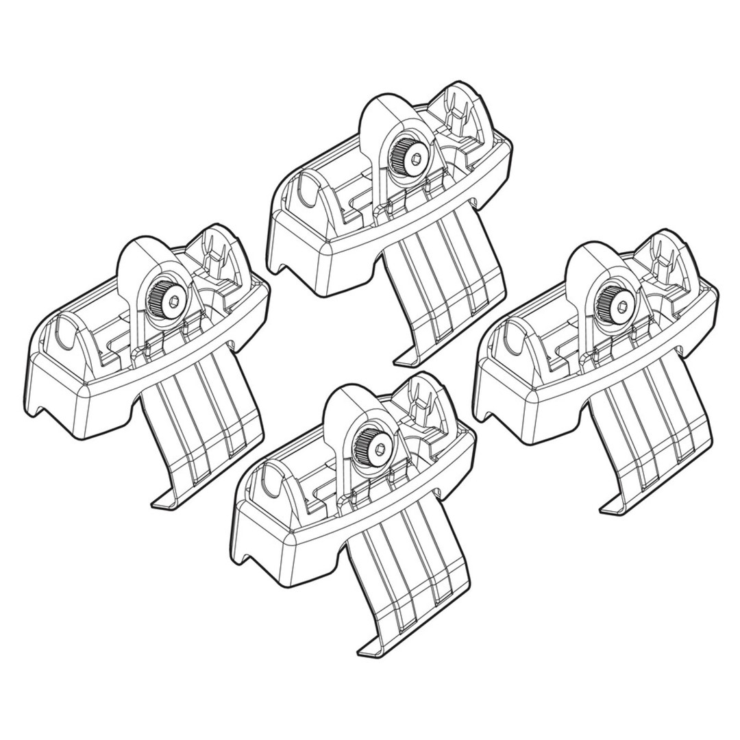 Εικόνα 1 από 1 — ΑΚΡΑ ΓΙΑ ΜΠΑΡΕΣ NORDRIVE ΓΙΑ TOYOTA VERSO-S 05/11+ KIT