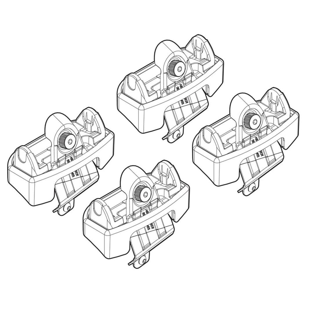 Εικόνα 1 από 1 — ΑΚΡΑ ΓΙΑ ΜΠΑΡΕΣ NORDRIVE ΓΙΑ PEUGEOT 206 3D PLUS 09/98+ KIT