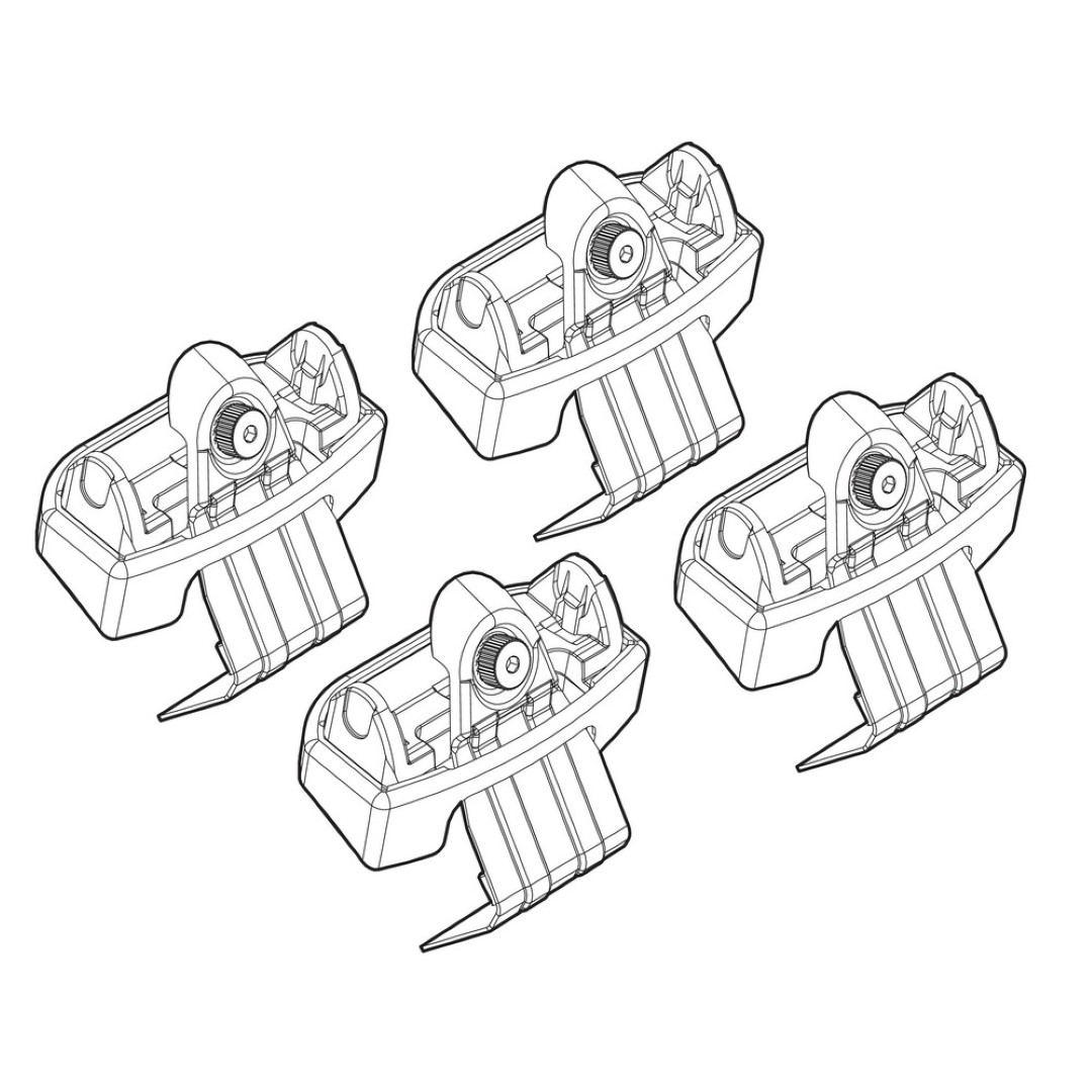 Εικόνα 1 από 1 — ΑΚΡΑ ΓΙΑ ΜΠΑΡΕΣ NORDRIVE ΓΙΑ KIA VENGA 2/10+ KIT