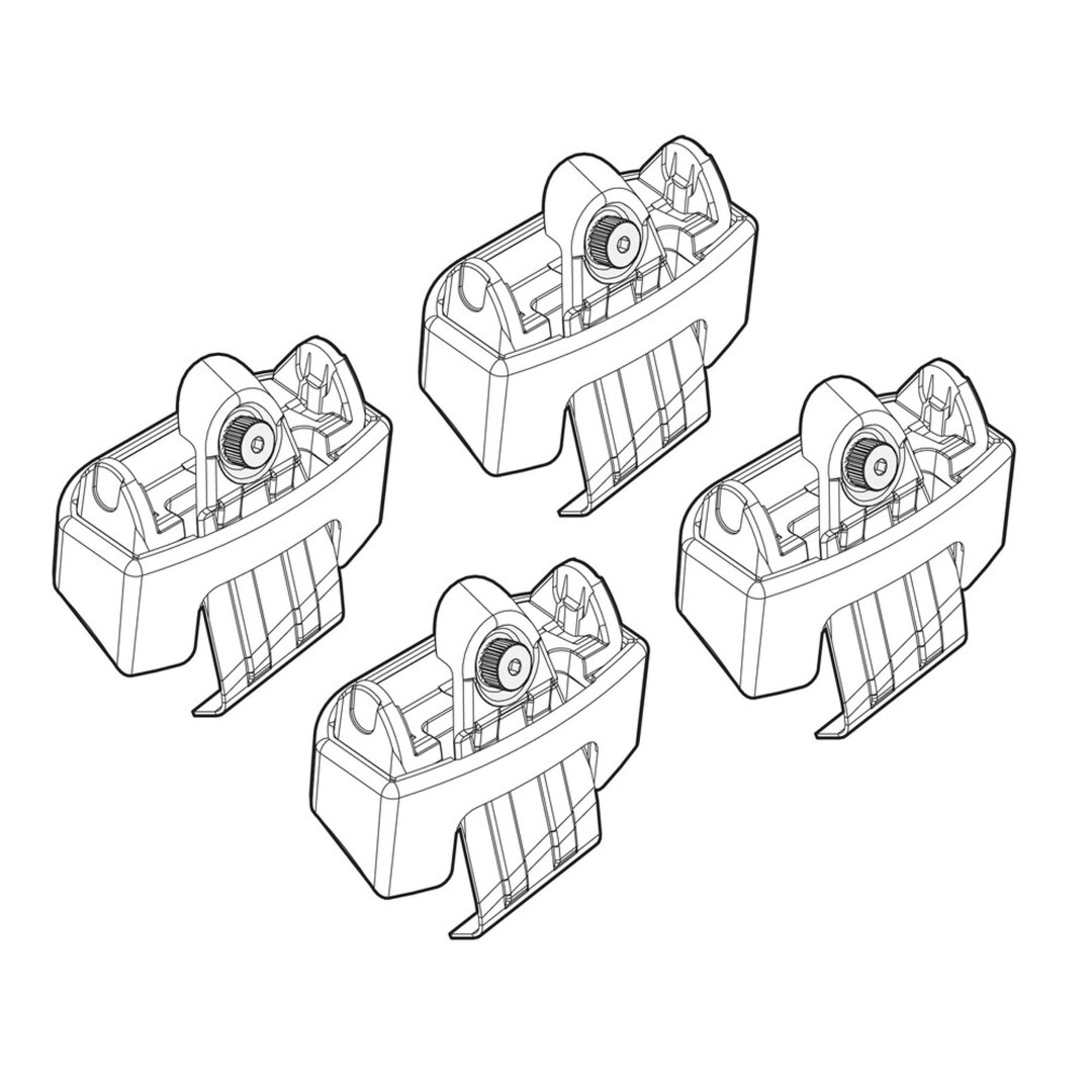 Εικόνα 1 από 1 — ΑΚΡΑ ΓΙΑ ΜΠΑΡΕΣ NORDRIVE ΓΙΑ KIA RIO 5D 9/11+ KIT