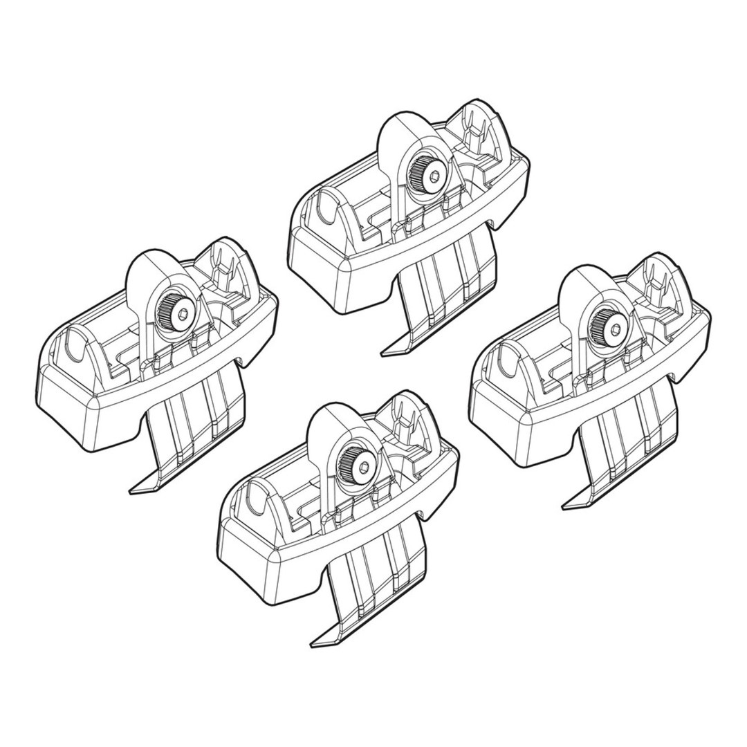 Εικόνα 1 από 1 — ΑΚΡΑ ΓΙΑ ΜΠΑΡΕΣ NORDRIVE ΓΙΑ FIAT 500X 11/14+ KIT