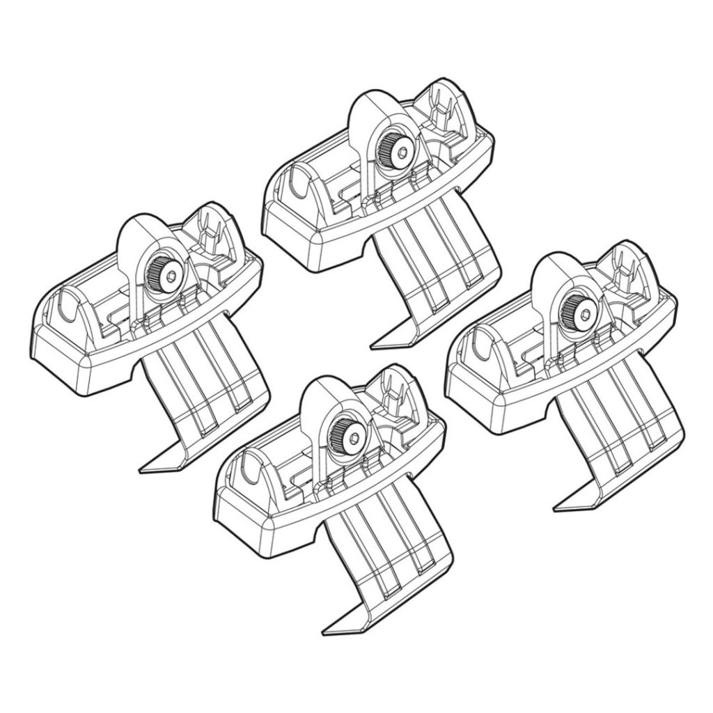 Εικόνα 1 από 1 — ΑΚΡΑ ΓΙΑ ΜΠΑΡΕΣ NORDRIVE ΓΙΑ RENAULT TWINGO/TWIGO OPENAIR 9/14+ KIT