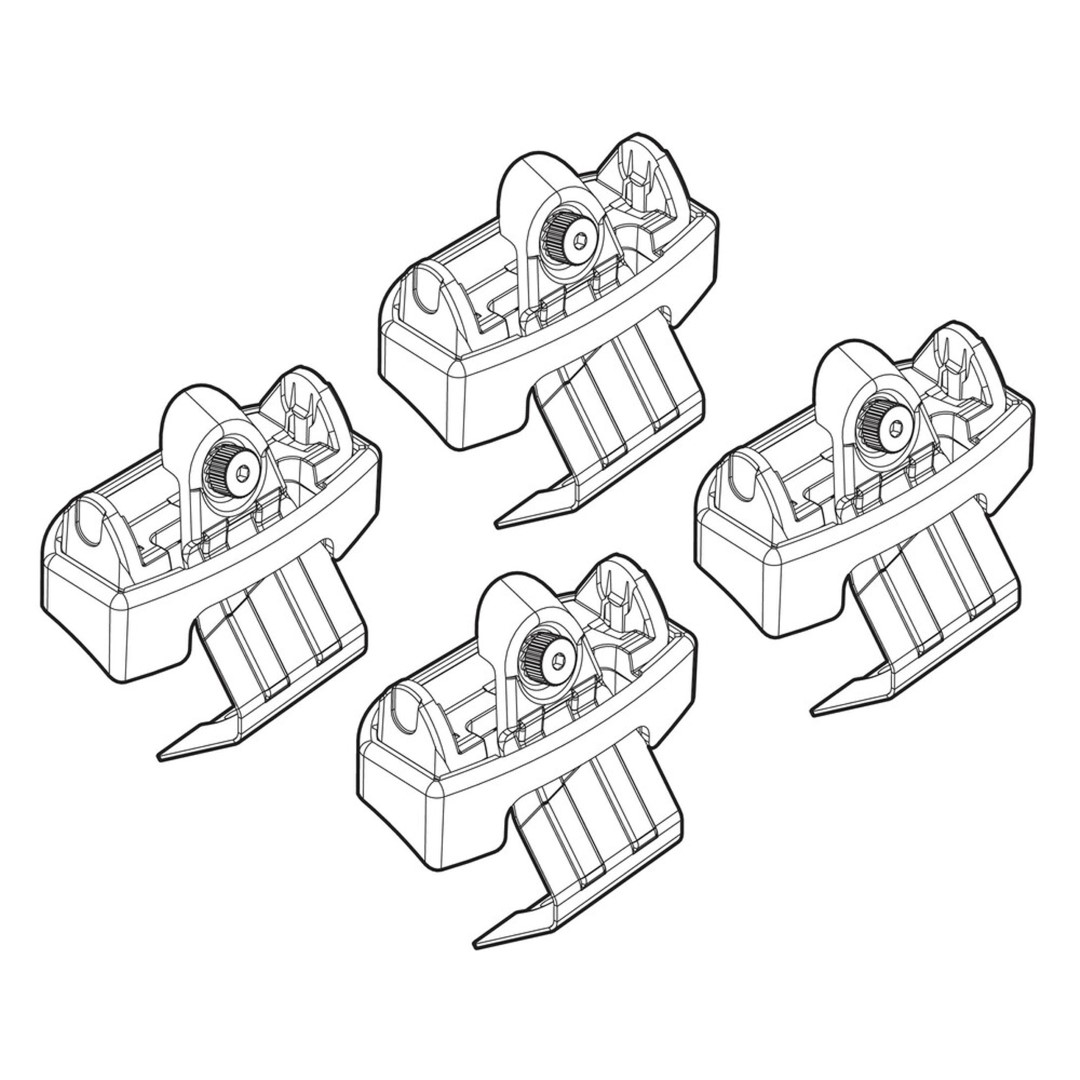 Εικόνα 1 από 2 — ΑΚΡΑ ΓΙΑ ΜΠΑΡΕΣ NORDRIVE ΓΙΑ PEUGEOT 3008 10/16+ KIT