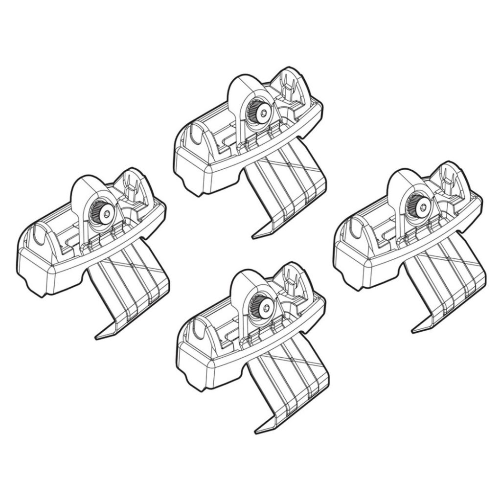 Εικόνα 1 από 1 — ΑΚΡΑ ΓΙΑ ΜΠΑΡΕΣ NORDRIVE ΓΙΑ VOLVO S90 4D 09/16+ KIT