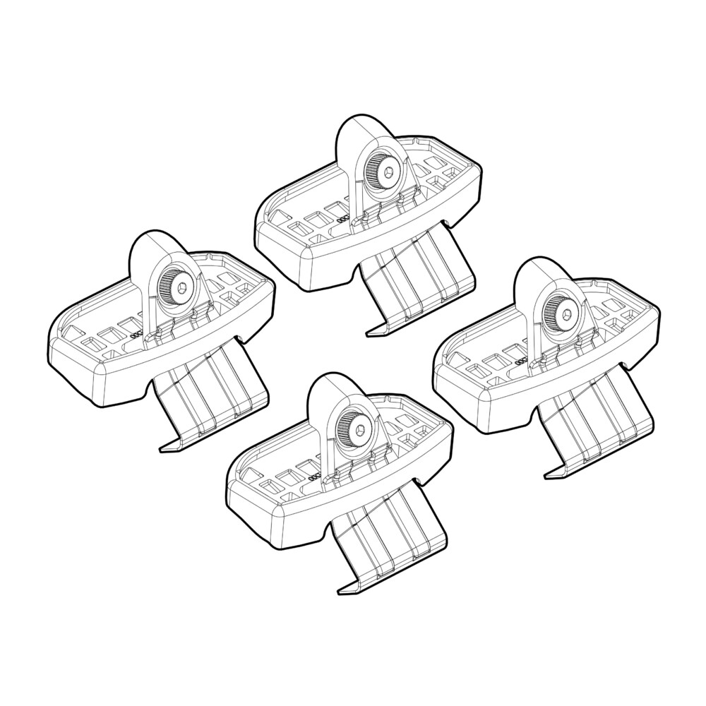 Εικόνα 2 από 2 — ΑΚΡΑ ΓΙΑ ΜΠΑΡΕΣ NORDRIVE ΓΙΑ HONDA HR-V 11/2021+  – 4 τεμ.