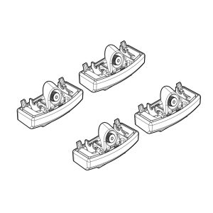 Nordrive - Άκρα για Μπάρες Οροφής συμβατά με Defender 09/2019 > 3/5πορτο / SUV για Επιβατικά Αυτοκίνητα - 4 τεμ. (L.N21274)