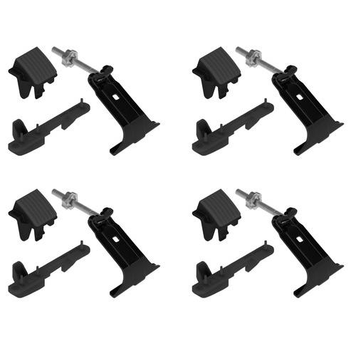 Εικόνα 1 από 1 — CLAMP KIT ΑΚΡΑ (ΠΟΔΙΑ) ΓΙΑ ΜΠΑΡΕΣ SNAP STEEL K-8 NORDRIVE – 4 TEM.
