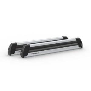 Nordrive - Βάση Σκι Οροφής Pro‑Slider EVO PS‑60 Silver σε Ασημί Χρώμα με Αντικλεπτικό Σύστημα και Συρόμενη Λειτουργία σε Διαστάσεις 800x50x135 mm για 6 ζευγάρια σκι ή 4 snowboard - 1 τεμ. (N40000)