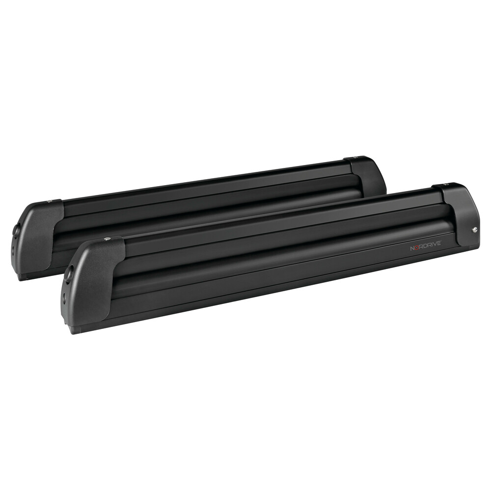 Εικόνα 1 από 5 — Nordrive – Βάση Σκι Οροφής Pro‑Slider EVO PS‑60 Black σε Μαύρο Χρώμα με Αντικλεπτικό Σύστημα και Συρόμενη Λειτουργία σε Διαστάσεις 800x50x135 mm για 6 ζευγάρια σκι ή 4 snowboard – 1 τεμ. (N40001)
