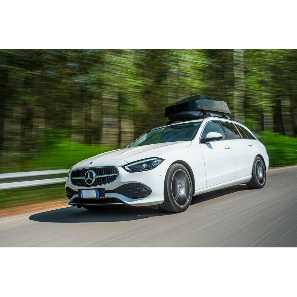 Εικόνα 4 από 8 — Nordrive – Μπαγκαζιέρα οροφής Box 480 lt μαύρη/γυαλιστερή 155.5×89.5×52 cm – 1 τεμ. (L.N60046)