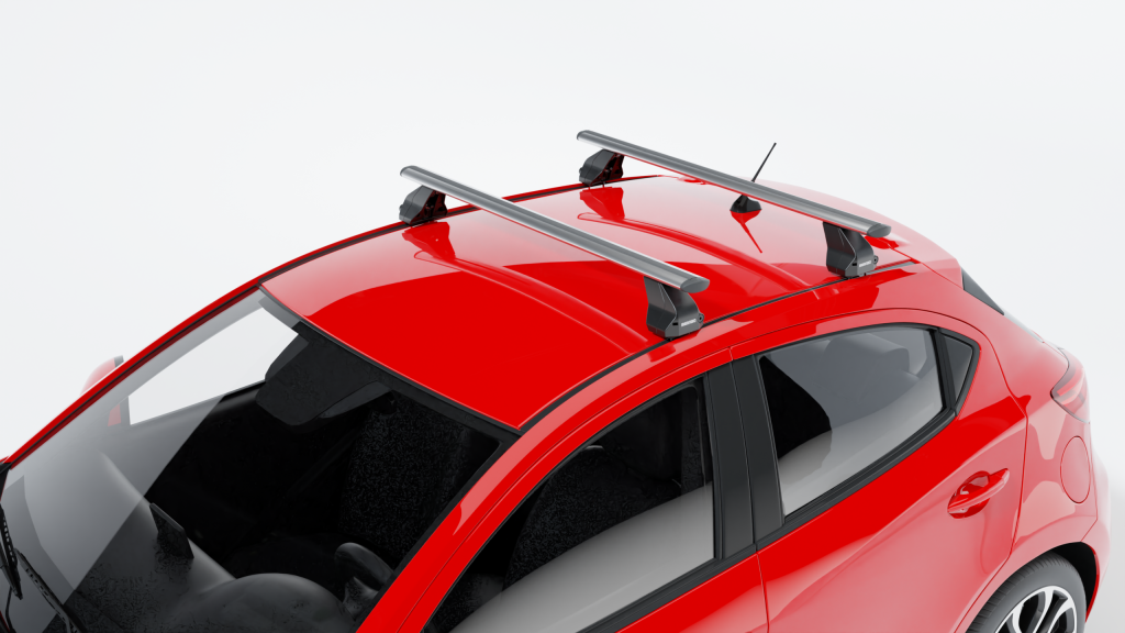 Εικόνα 10 από 11 — MENABO Ολοκληρωμένο Σετ Μπάρες Οροφής Αλουμινίου OMEGA PLUS L 130 cm Σε Ασημί Χρώμα για Opel Crossland 5 doors 2020> – 2 τεμ. (9880/MB+14730/MB)