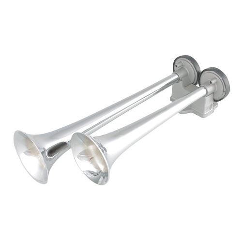 Εικόνα 1 από 3 — ΚΟΡΝΑ ΔΙΠΛΗ ΗΛΕΚΤΡΙΚΗ 125dB 24V 15A 35+30cm (2 ΗΧΟΙ)