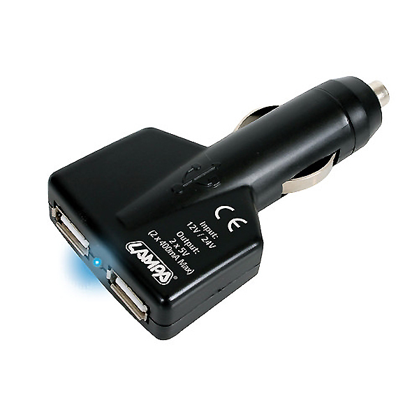 Εικόνα 1 από 3 — ΦΟΡΤΙΣΤΗΣ ΓΙΑ 2 USB ΑΝΑΠΤΗΡΑ 12/24V