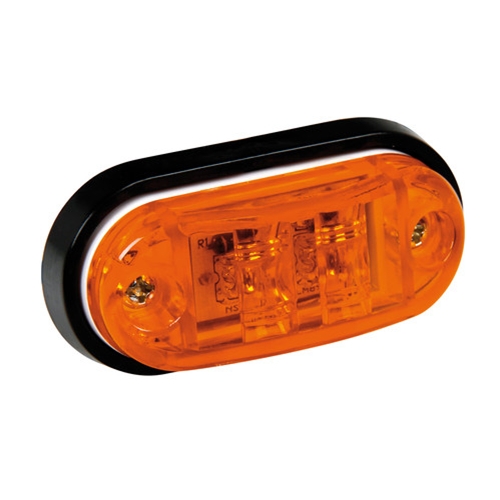 Εικόνα 1 από 5 — ΦΩΣ ΦΟΡΤΗΓΟΥ 2LED ΠΟΡΤΟΚΑΛΙ 24V 72mm