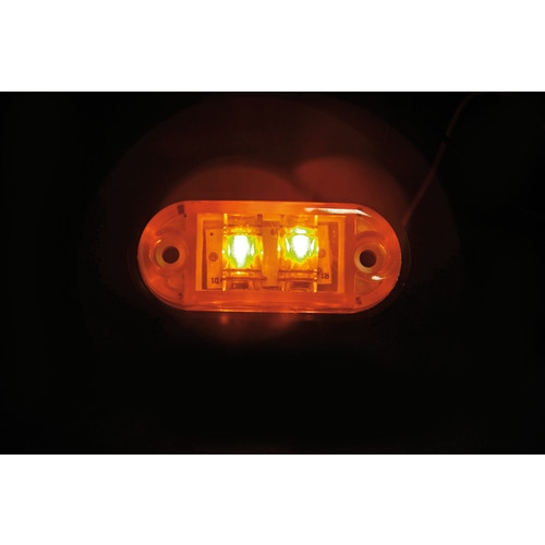 Εικόνα 5 από 5 — ΦΩΣ ΦΟΡΤΗΓΟΥ 2LED ΠΟΡΤΟΚΑΛΙ 24V 72mm