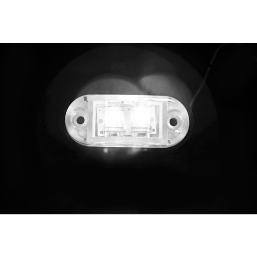 Εικόνα 3 από 3 — ΦΩΣ ΦΟΡΤΗΓΟΥ 2LED ΛΕΥΚΟ 24V 72mm