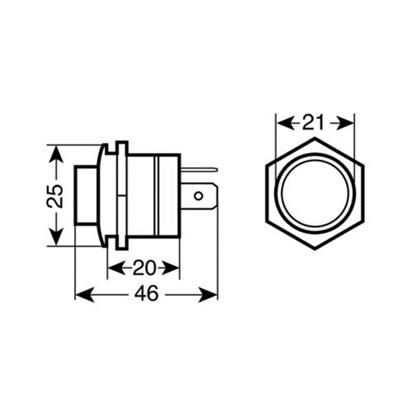 Εικόνα 2 από 2 — ΔΙΑΚΟΠΤΗΣ ON/OFF ΜΕ LED 12/24V – 5Α (ΜΠΛΕ) – 1 ΤΕΜ.