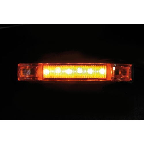 Εικόνα 2 από 2 — ΦΩΣ ΦΟΡΤΗΓΟΥ 6LED ΠΟΡΤΟΚΑΛΙ 24V 100mm