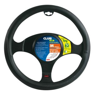 Lampa Κάλυμμα Τιμονιού Αυτοκινήτου Club Premium 37-39εκ. Άοσμο Μαλακό Ultra-soft Skeentex Μαύρο 1-τεμ. (L3306.6)