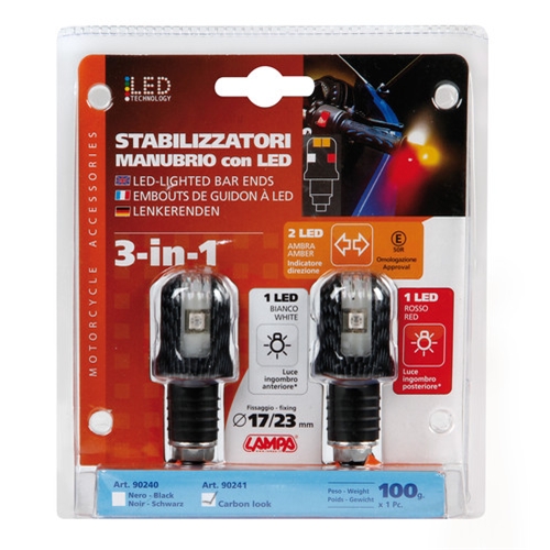 Εικόνα 3 από 4 — ΑΝΤΙΒΑΡΟ ΤΙΜΟΝΙΟΥ ΜΕ ΦΛΑΣ+LED CARBON