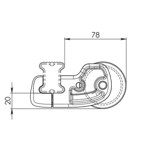 Εικόνα 2 από 4 — ROLLER ΓΙΑ ΜΠΑΡΕΣ ΜΑΥΡΕΣ Κ-7 L=96CM