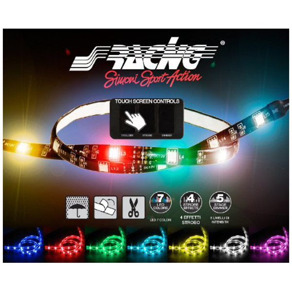 Εικόνα 1 από 1 — ΤΑΙΝΙΑ LED TOUCH 7 ΧΡΩΜΑΤΩΝ 50cm