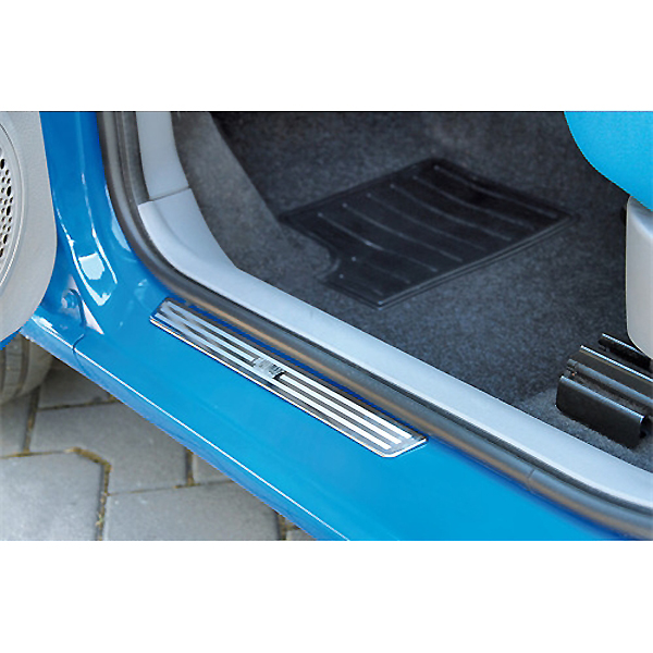 Εικόνα 1 από 2 — Εσωτερικά μασπιέ πόρτας (Inox) 33×3,2cm – 2 Tεμ.