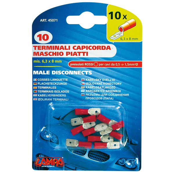 Εικόνα 2 από 2 — ΦΙΣΑΚΙΑ 6.3 x 0.8mm (10τμχ.)
