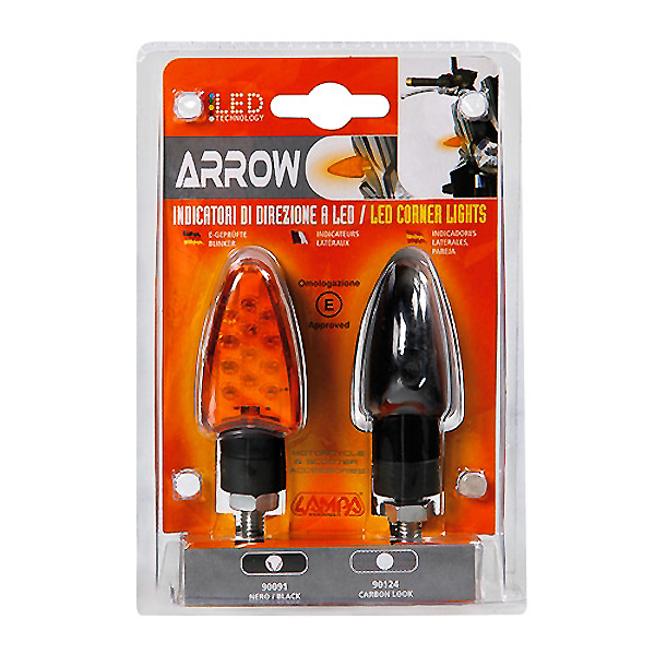Εικόνα 3 από 3 — ΦΛΑΣ ΜΗΧΑΝΗΣ ARROW 12V LED (68 x 27 mm) ΜΑΥΡΟ ΜΕ ΠΟΡΤΟΚΑΛΙ ΤΖΑΜΑΚΙ -2 ΤΕΜ.