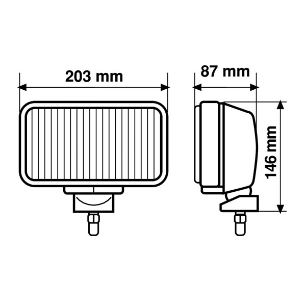 Εικόνα 3 από 4 — ΠΡΟΒΟΛΕΑΣ MAXTEL 12/24V H3 130W