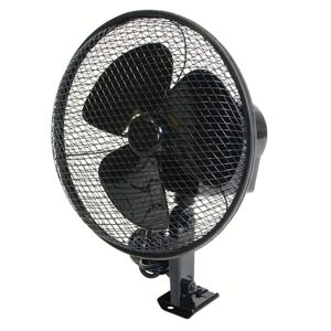 Lampa - Ανεμιστήρας Jumbo 12V 12W με Διάμετρο 15 cm Μεταλλικός με Περιστροφική Λειτουργία και Φις Αναπτήρα - 1 Τεμ. (L7310.1)