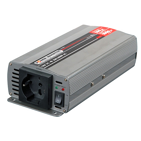 Εικόνα 1 από 2 — POWER INVERTER 500 ΜΕΤΑΤΡΟΠΕΑΣ 12V > 220V MAX POWER 500W – PEAK POWER 1000W