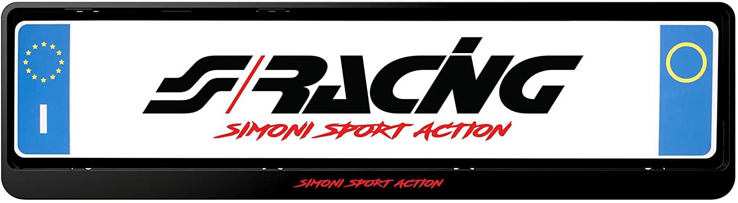 Εικόνα 1 από 1 — ΠΛΑΙΣΙΟ ΠΙΝΑΚΙΔΑΣ ΜΑΥΡΟ 53,5x14cm SIMONI RACING – 1 TEM