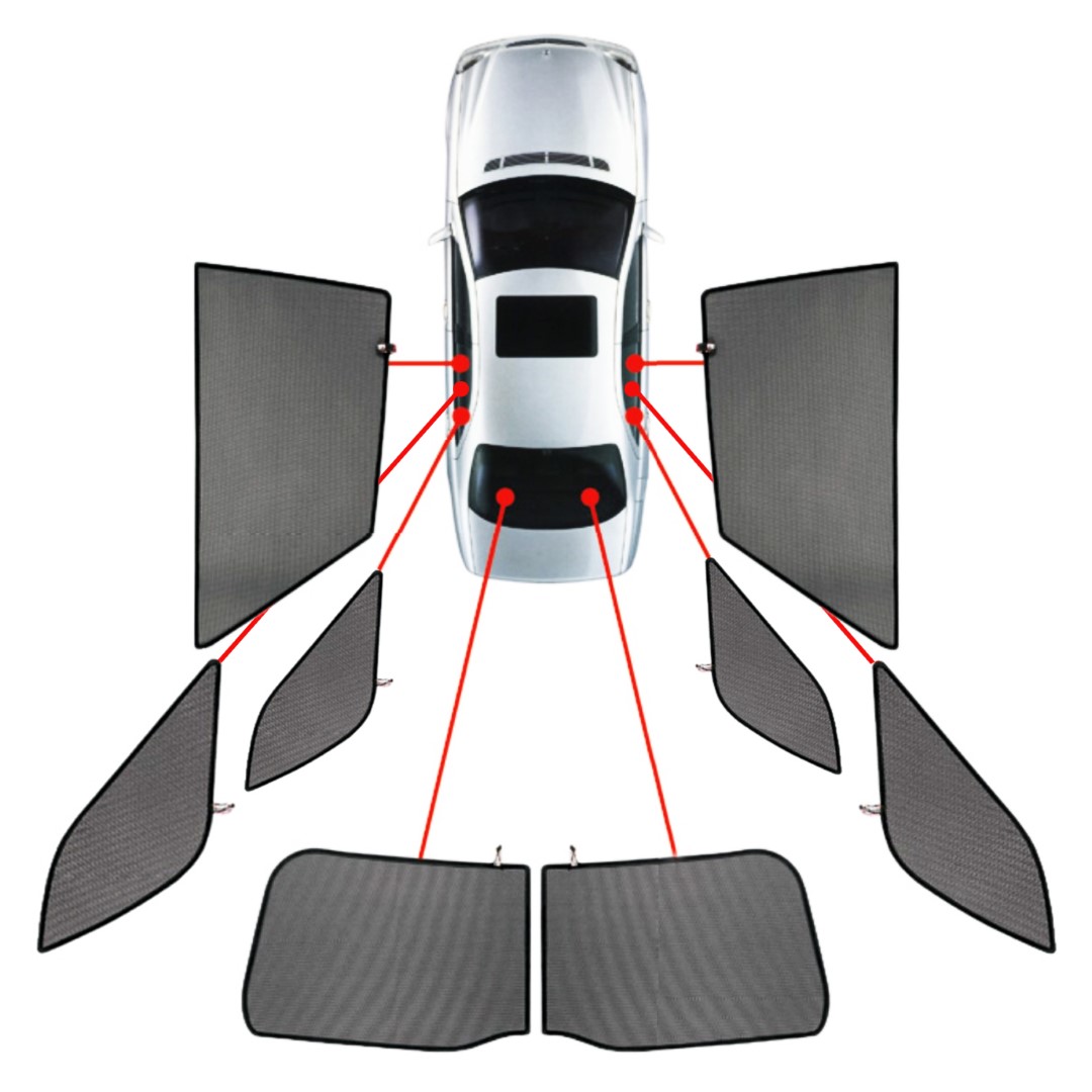 Εικόνα 1 από 10 — CarShades – ΚΟΥΡΤΙΝΑΚΙΑ  CAR SHADES ΓΙΑ MERCEDES GLE W167 5D 2019+ – 8 ΤΕΜ. (PVC.MB-GLE-5-B)